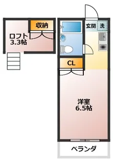 泉ハイツ【1階】の間取り