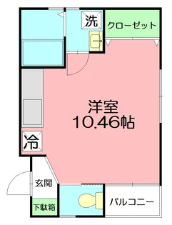 コーポ真【2階】の間取り