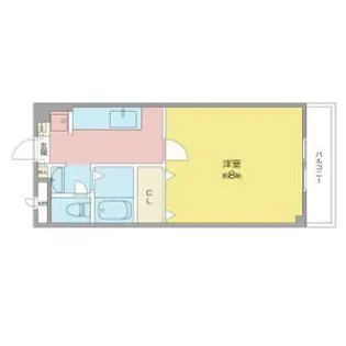 クレアール桜木【3階】の間取り
