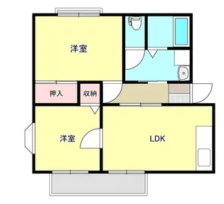 サンガーデン二番館【1階】の間取り
