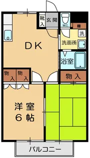 BSハイツ【2階】の間取り