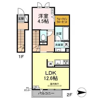 Cozy space【2階】の間取り