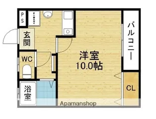 ベーシックファーム豊津(E)【1階】の間取り