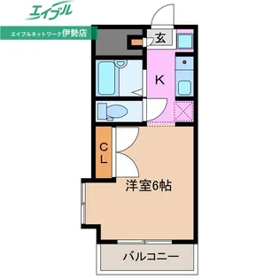 エステートピア岩渕【3階】の間取り