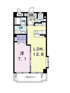 エクセレント さくら【4階】の間取り