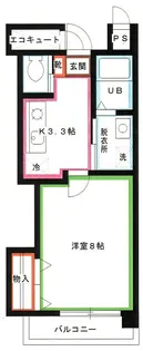 ソウェル テュール【5階】の間取り