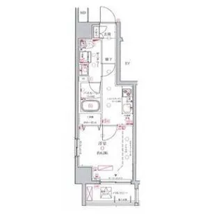 クレヴィスタ多摩川【5階】の間取り