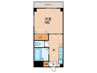コーポリリィズ【3階】の間取り