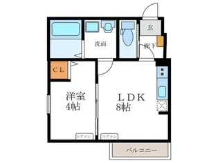 KRM RESIDENCE NAGAOKATENJIN【2階】の間取り