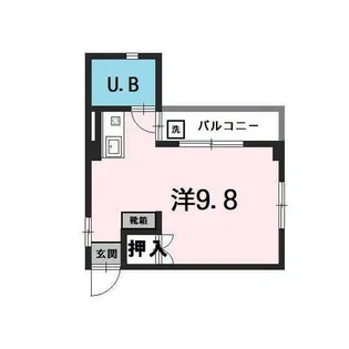 出汐Uビル【2階】の間取り
