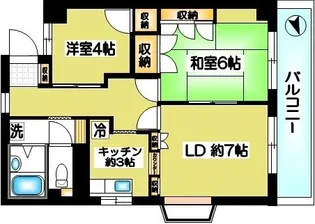 メゾンリベール【3階】の間取り