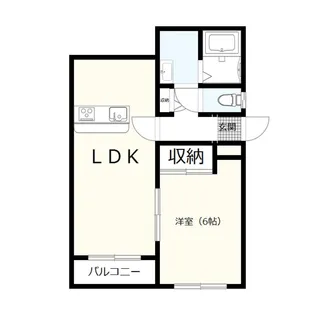 メゾンじゅうにばん館【1階】の間取り