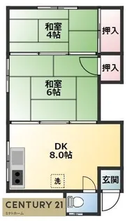 榊原荘【2階】の間取り