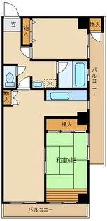 宮崎台グリーンパレス【5階】の間取り
