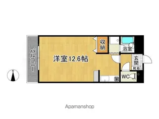 リバーサイドキャッスル壱番館【2階】の間取り