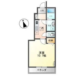 ルミナス スカイ【1階】の間取り