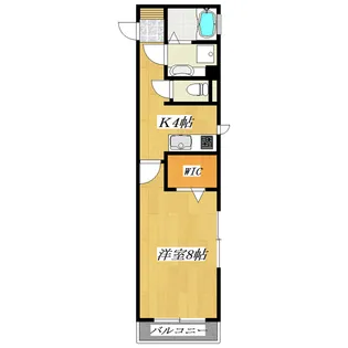 D roomエクウス【1階】の間取り