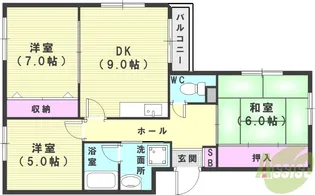 ベルトピア西明石6【1階】の間取り