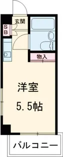 COSMO FLATS【2階】の間取り