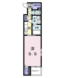 ヒルズ小平【1階】の間取り
