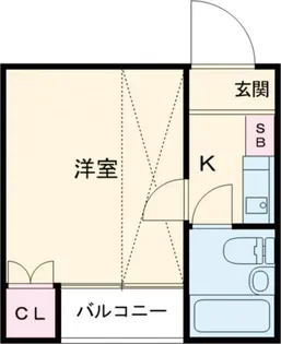 サンクレアB【2階】の間取り