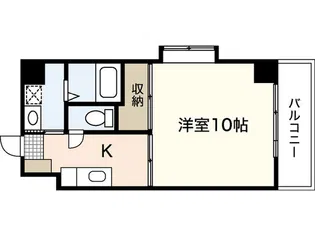 クレールK【4階】の間取り