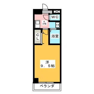 A・City中島東【1階】の間取り