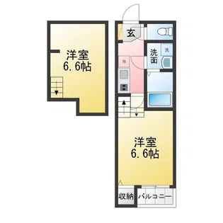 LUNA FORZA新守西【1階】の間取り