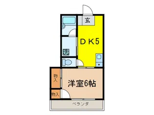 クリスタルハイム大泉【3階】の間取り