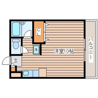 レジデンス成田【1階】の間取り
