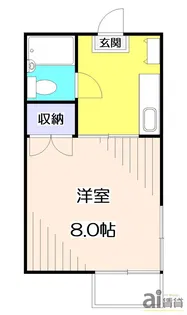 コーポ久米【1階】の間取り