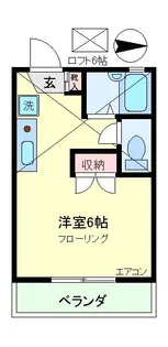 パレス富士【2階】の間取り