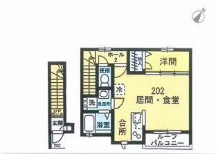 ベルリード幸ヶ谷【2階】の間取り