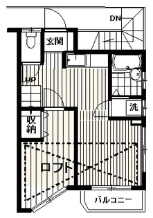 エクセル柚木【3階】の間取り