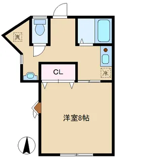 東京都杉並区久我山3【アパート】の間取り