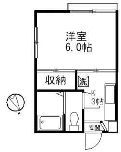 グリーンハイツ【1階】の間取り