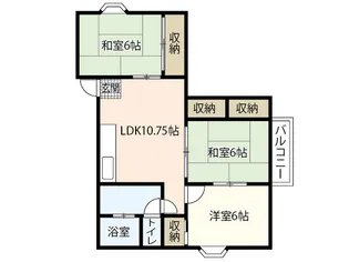 3LDKの間取り画像