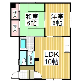 ハイツアプローズ【2階】の間取り