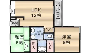 クリスタル1【3階】の間取り