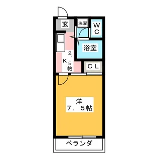 ミノタハイツ出川III【3階】の間取り