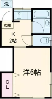 みくに荘【2階】の間取り