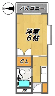 グレース翠香園【2階】の間取り