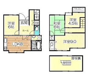 京都府京都市東山区本町15【一戸建】の間取り