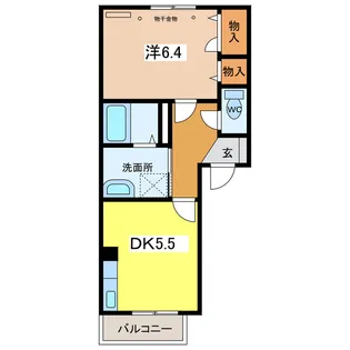 HELLO IS【1階】の間取り