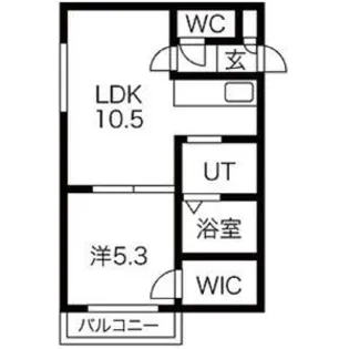 MTガーデン西町南【4階】の間取り