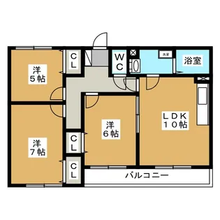 リトルストリーム【1階】の間取り