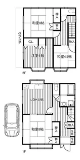 東京都板橋区赤塚2【一戸建】の間取り