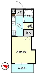 パールマンション【5階】の間取り