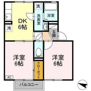 セジュールSTR【1階】の間取り