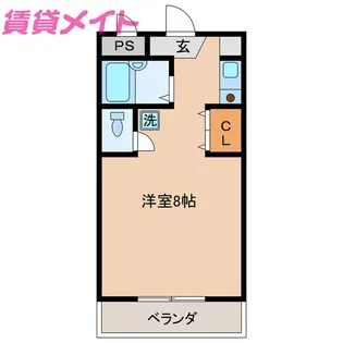 アイランドイソヤマ【2階】の間取り